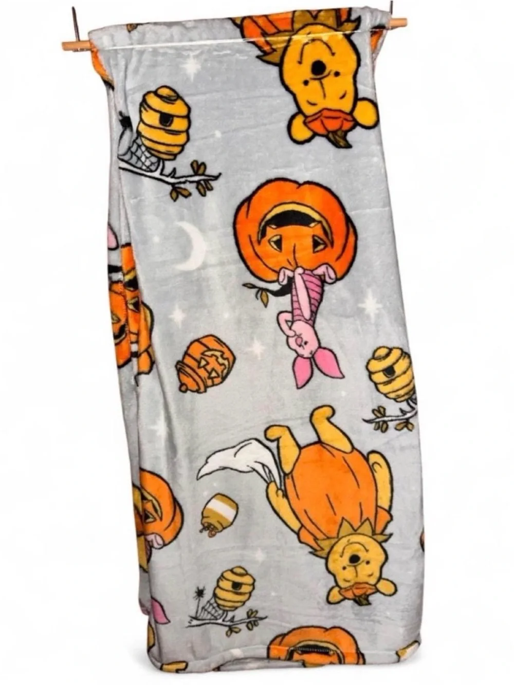 Disney Winnie the Pooh Halloween Plush Throw Blanket